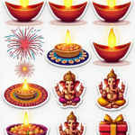 Festive India - Sticker Sheet v12